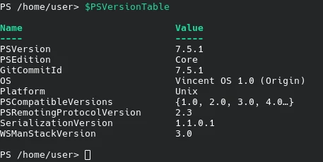 PowerShell information